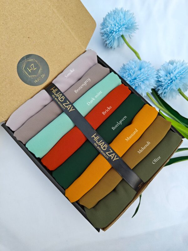 Heavy chiffon hijabs