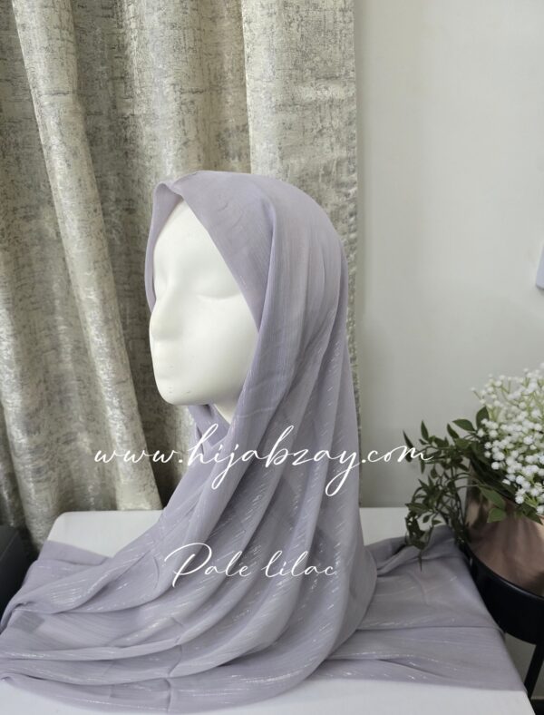 Shimmer chiffon hijabs