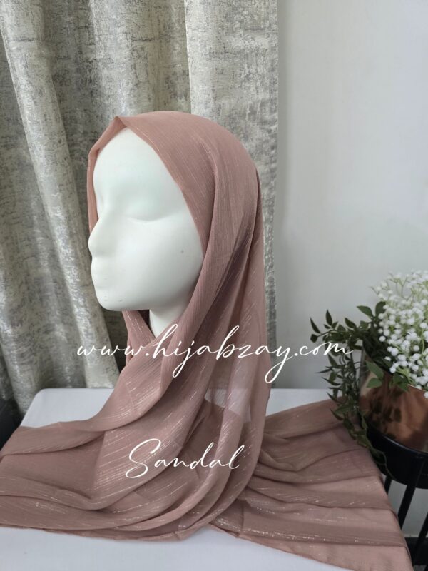 Shimmer chiffon hijabs