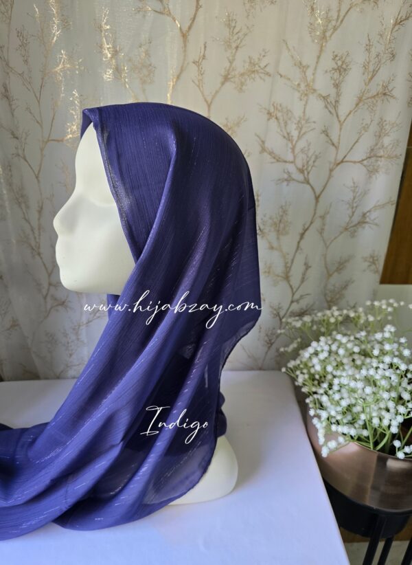 Shimmer chiffon hijabs