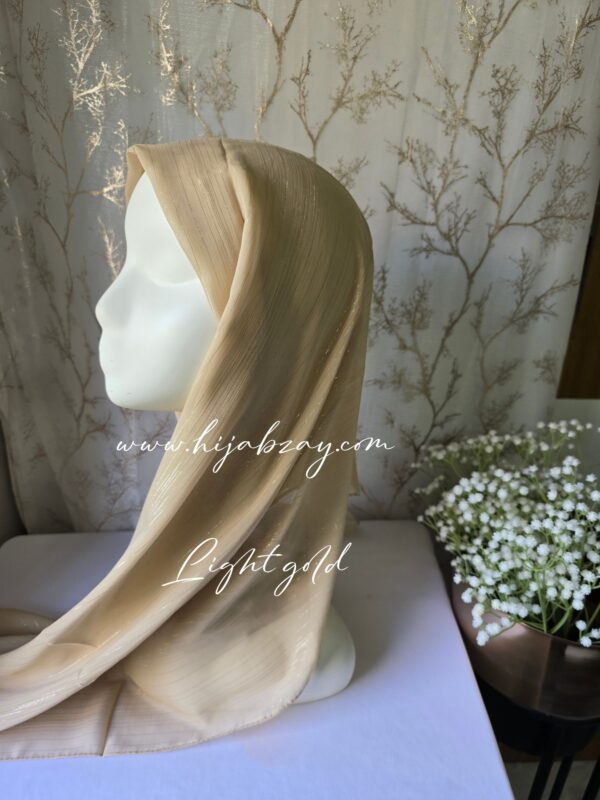 Shimmer chiffon hijabs