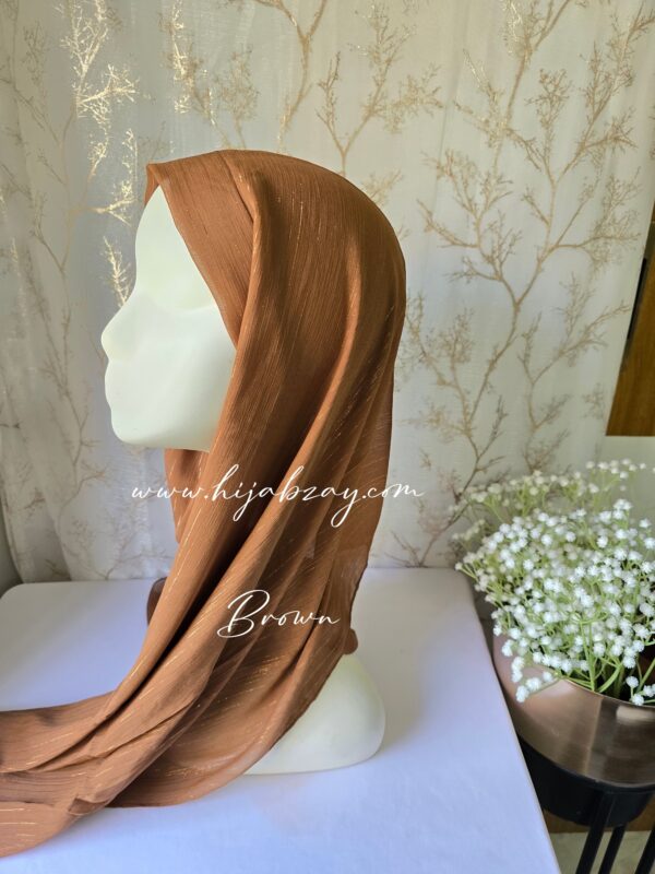 Shimmer chiffon hijabs