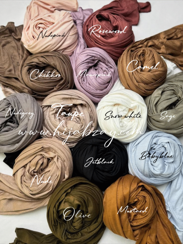 Bamboo Jersey Hijabs
