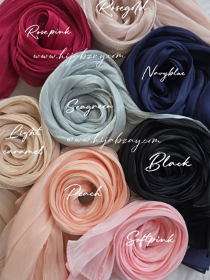 Organza shimmer Hijabs