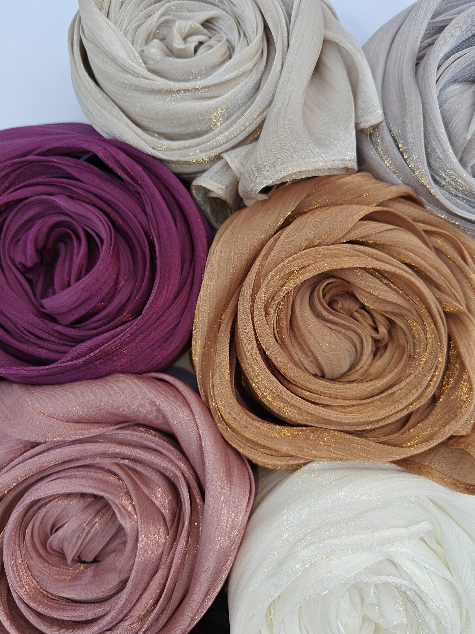 oplus_1048608 Organza shimmer Hijabs