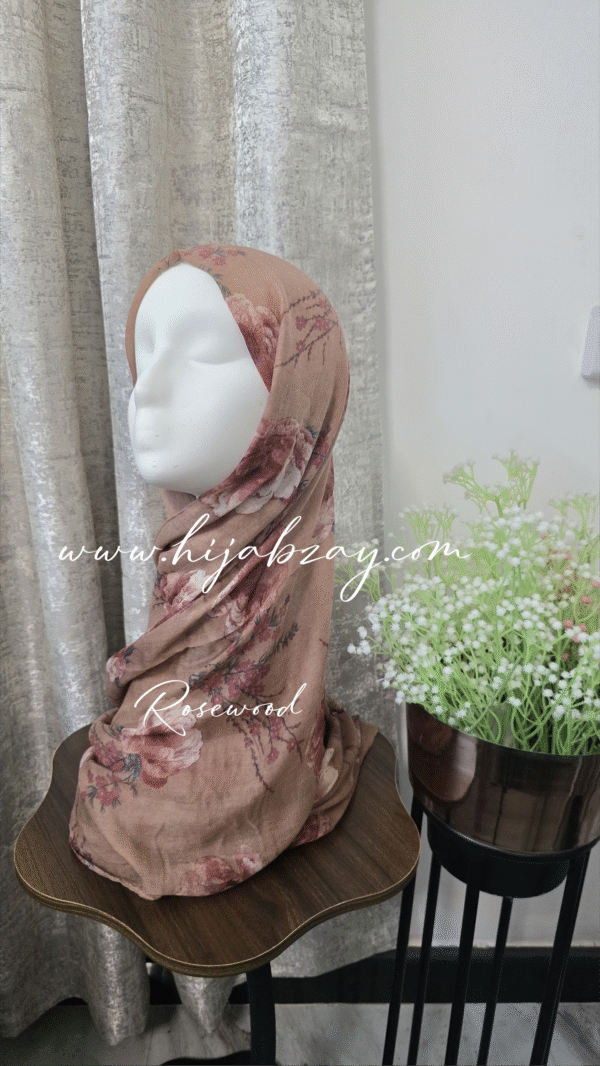 Floral cotton hijabs