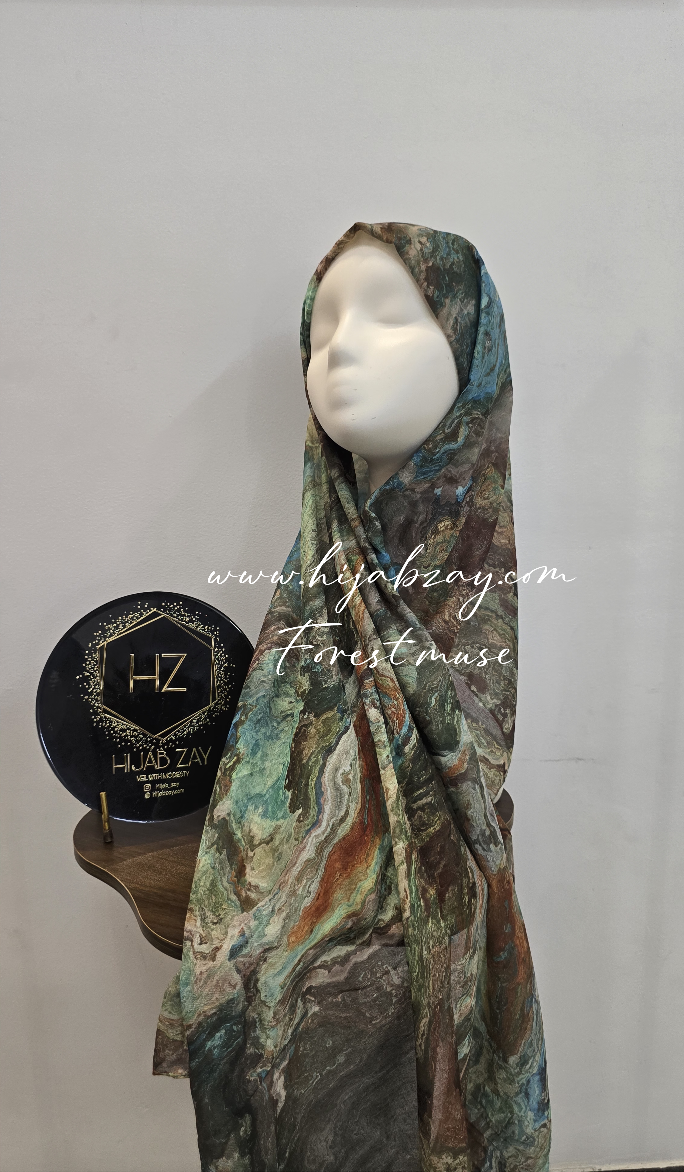 Water colour hijabs