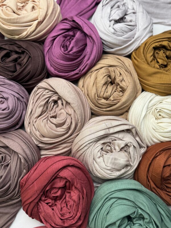 Bamboo jersey hijabs
